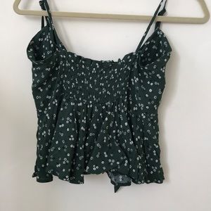 Olivaceous Printed Crop Top